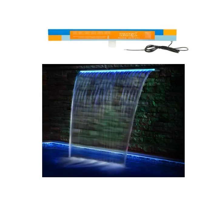 Cascada de Labio Blanco con LED de 12"