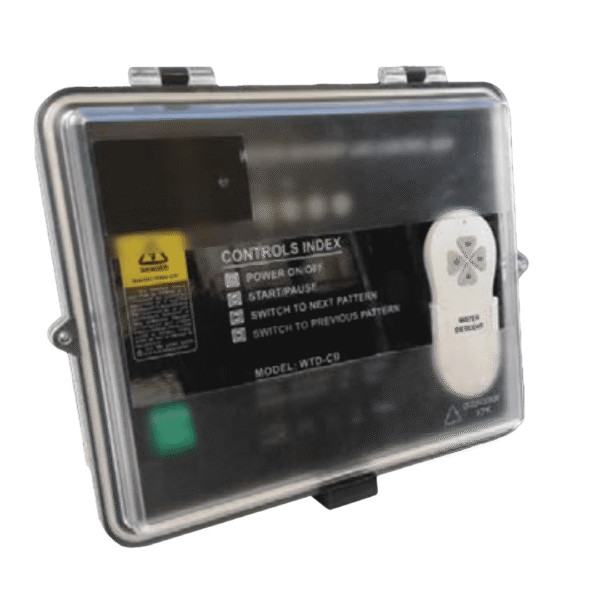 CAJA Y CONTROL PARA CASCADAS DE LED WATEX