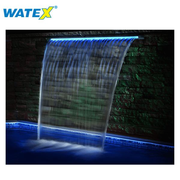 Cascada de Labio Blanco con LED de 12"