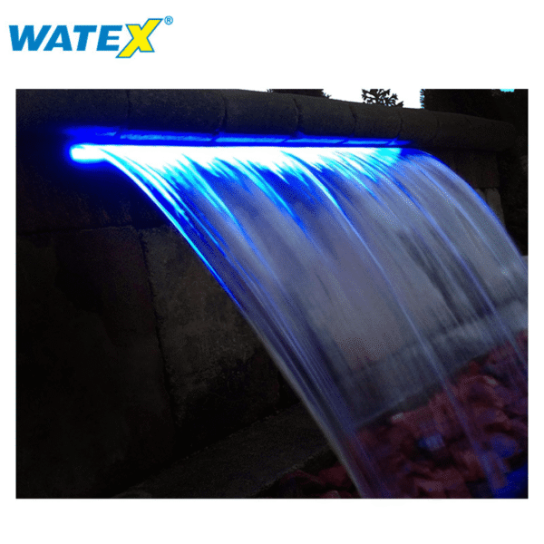 Cascada de Labio Blanco con LED de 12"