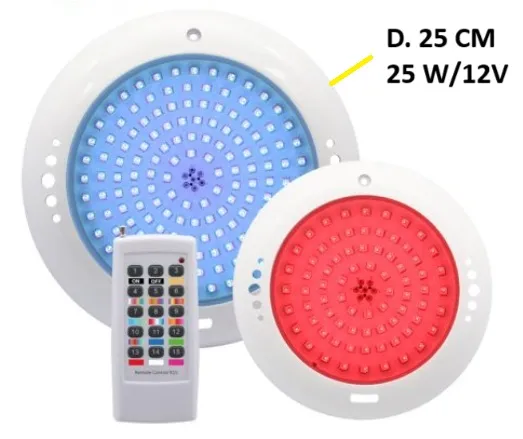 Reflector Extraplano NOVA LED Colores con Control 25W